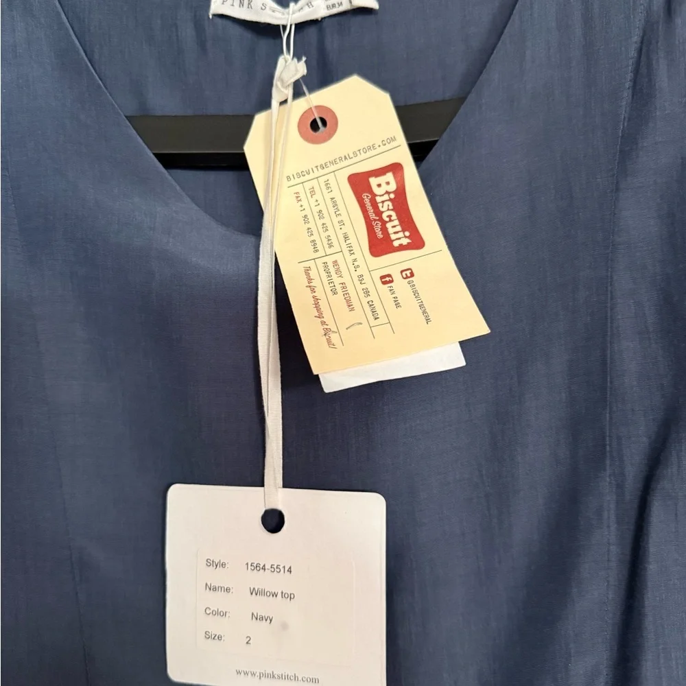 Chic Asymmetrical Blue Women's Shirt - Picture 4 of 12